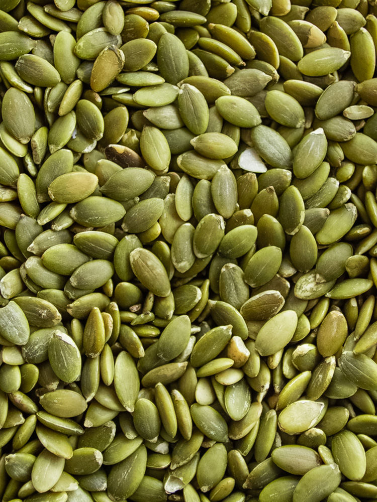 Close up of pumpkin seeds