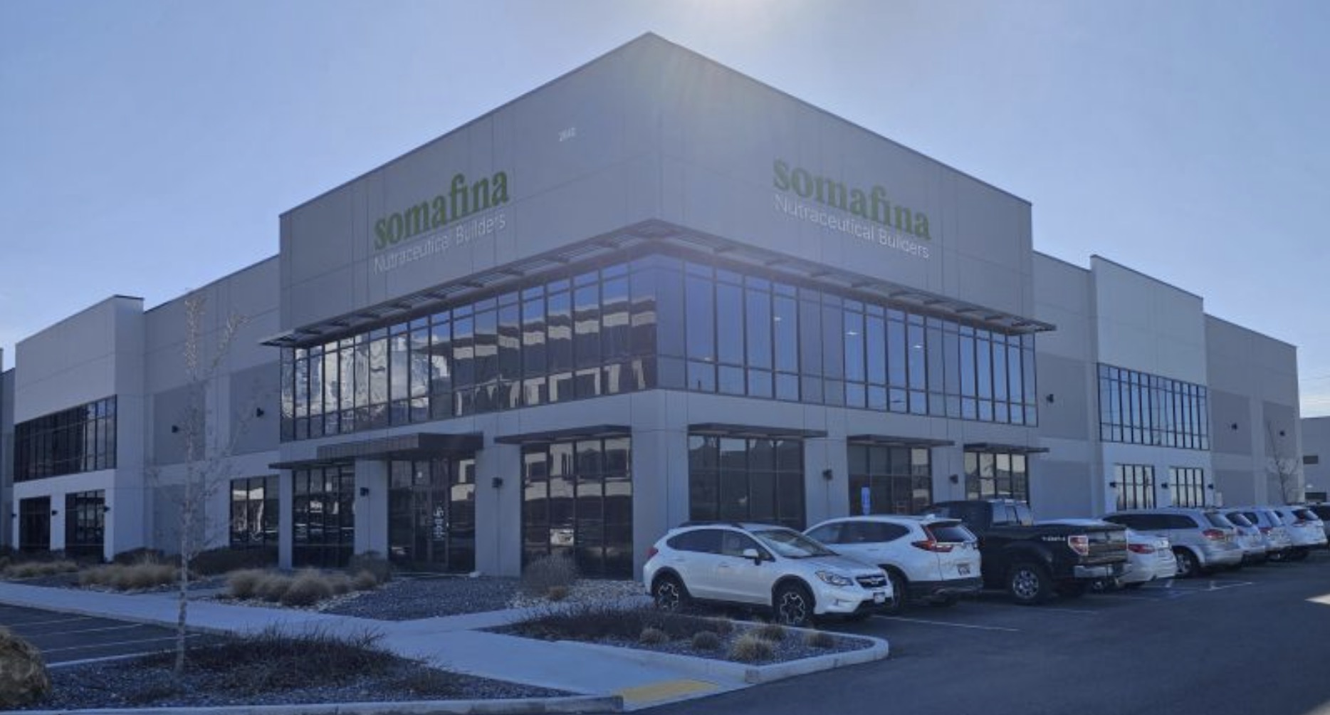 A picture of Somafina's supplement manufacturing facility